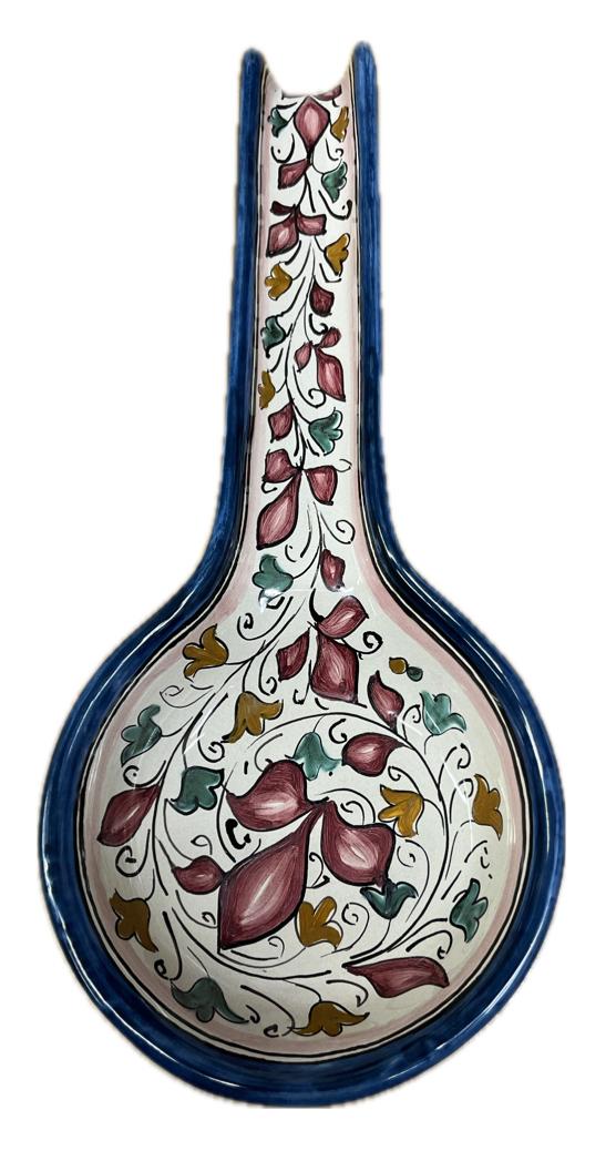 Poggiamestolo Produzione artigianale di Caltagirone Lunghezza 31cm