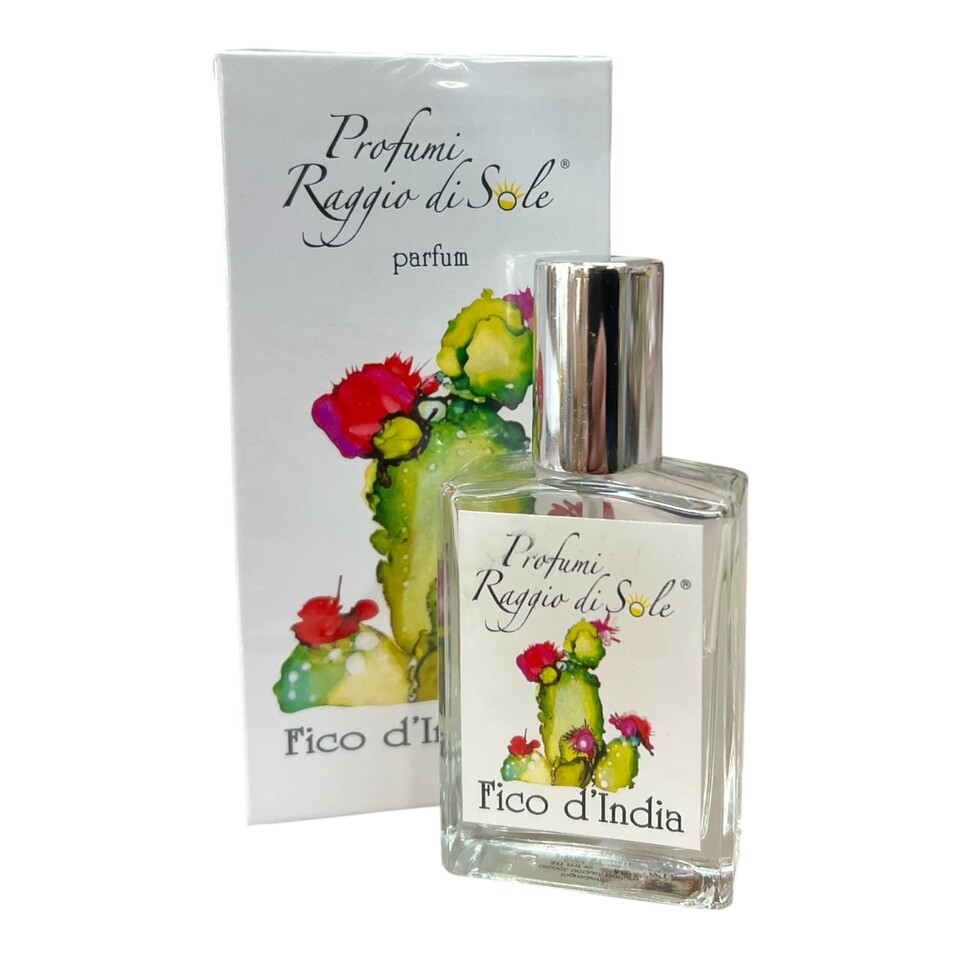 Profumo "Raggio di sole" fragranza Fico d'india di Sicilia formato spray Made in Sicily 50ml
