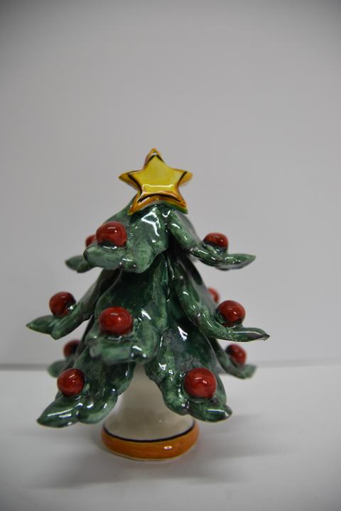 Albero di Natale in ceramica Produzione artigianale di Caltagirone  h.13