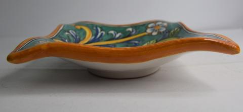 Svuota tasche/Porta caramelle in ceramica  Produzione artigianale di Caltagirone  21 x 21