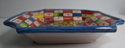 Svuota tasche/Porta caramelle in ceramica Produzione artigianale di Caltagirone decoro siciliano