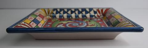 Svuota tasche/Porta caramelle in ceramica  Produzione artigianale di Caltagirone  decoro siciliano