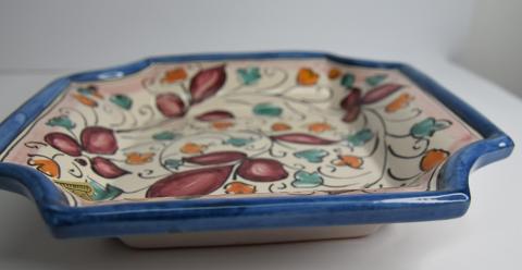 Svuota tasche/Porta caramelle in ceramica  Produzione artigianale di Caltagirone  22 x 22