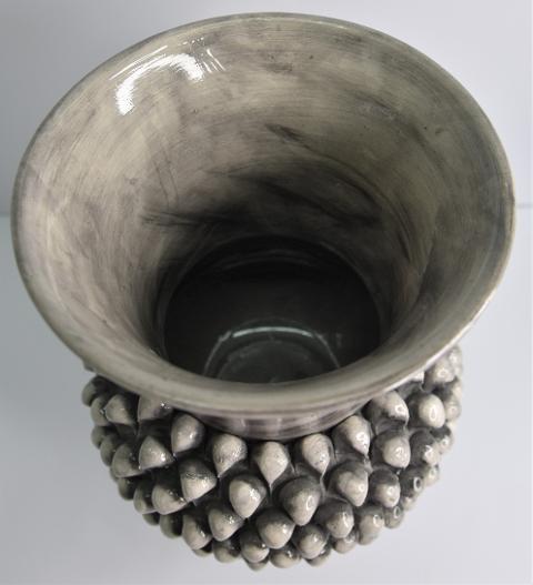 Vaso pigna Produzione artigianale di Santo Stefano di Camastra h.30