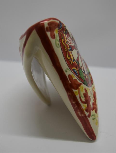 Porta lettere in ceramica Produzione artigianale di Santo Stefano di Camastra h.18cm