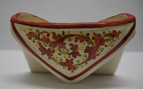 Porta lettere in ceramica Produzione artigianale di Santo Stefano di Camastra h.18cm