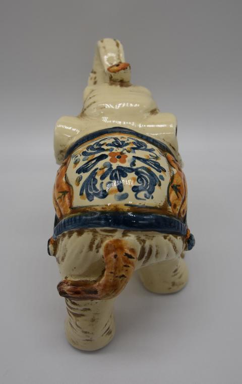 Elefante in ceramica Produzione artigianale di Caltagirone h.10 cm