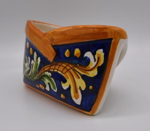 Porta biglietti da visita Produzione artigianale di Caltagirone h.6/7 cm