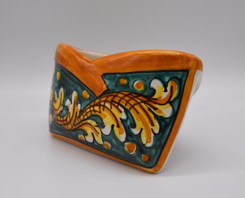 Porta biglietti da visita Produzione artigianale di Caltagirone h.6/7 cm