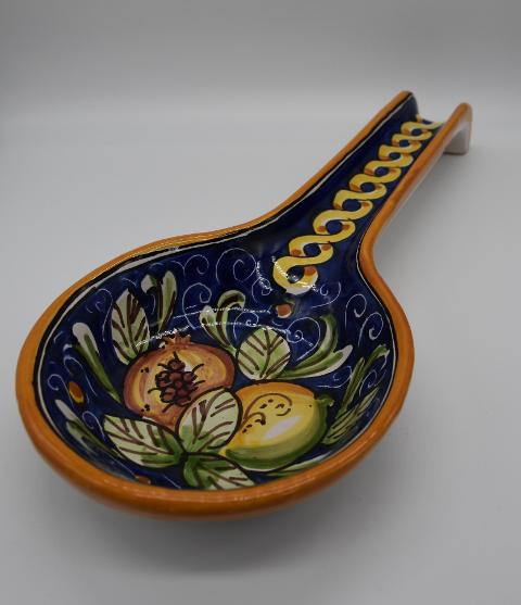 Poggiamestolo Produzione artigianale di Caltagirone 30cm