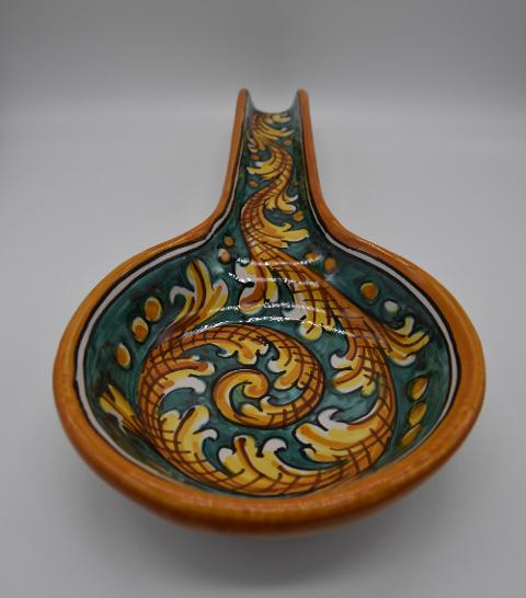 Poggiamestolo Produzione artigianale di Caltagirone 30cm