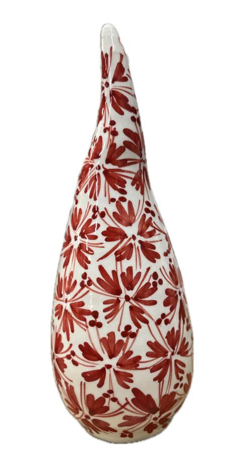 Corno decorato Produzione artigianale di Caltagirone H 24cm