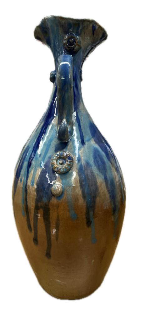 Vaso decoro Kaleido Produzione artigianale Santo Stefano di Camastra H 37cm