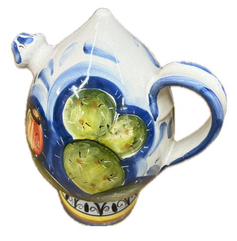 Bummulo Malandrino decoro fico d'india Produzione artigianale Santo Stefano di Camastra H 21cm