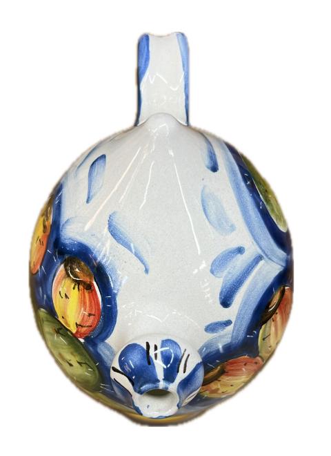 Bummulo Malandrino decoro fico d'india Produzione artigianale Santo Stefano di Camastra H 21cm