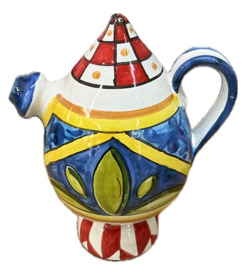Bummulo Malandrino decoro barocco Produzione artigianale Santo Stefano di Camastra H 21cm