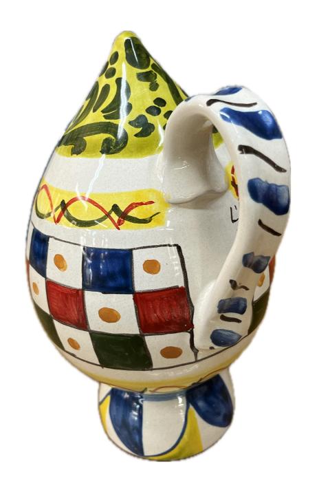 Bummulo Malandrino decoro barocco Produzione artigianale Santo Stefano di Camastra H 21cm
