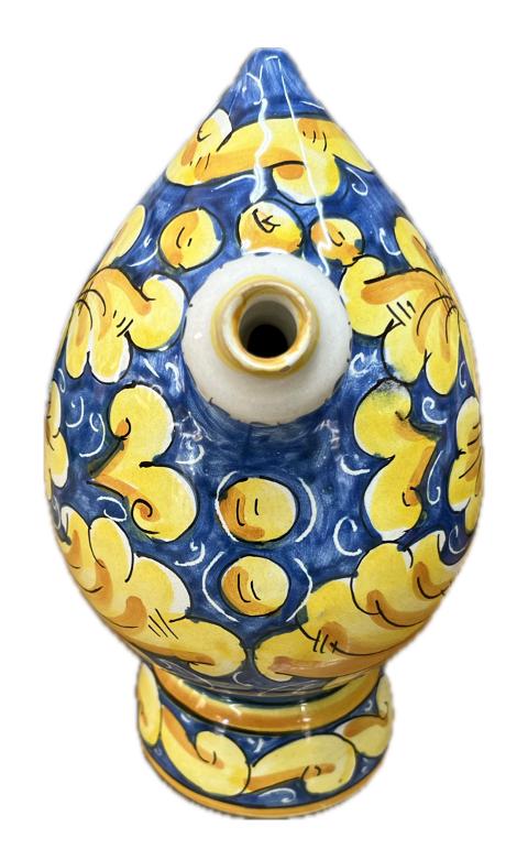 Bummulo Malandrino decoro barocco Produzione artigianale Santo Stefano di Camastra H 21cm