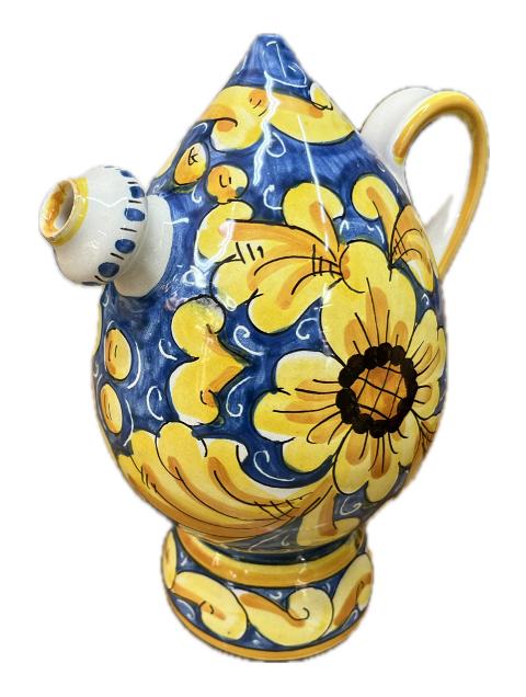 Bummulo Malandrino decoro barocco Produzione artigianale Santo Stefano di Camastra H 21cm
