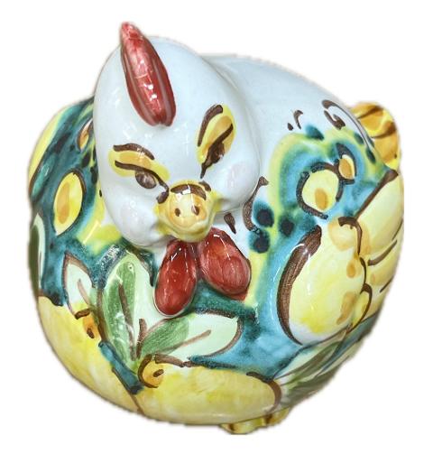 Chioccia Produzione artigianale di Caltagirone H 11cm