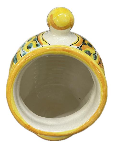 Saliera a salvadanaio Produzione artigianale Santo Stefano di Camastra H 20cm