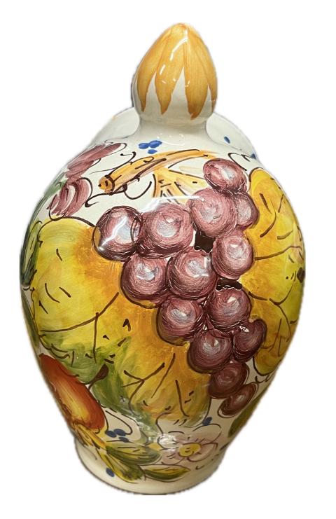 Saliera a salvadanaio Produzione artigianale Santo Stefano di Camastra H 25cm