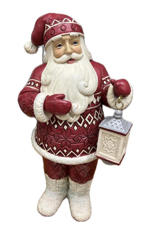 Babbo Natale Jim Shore H 26cm
