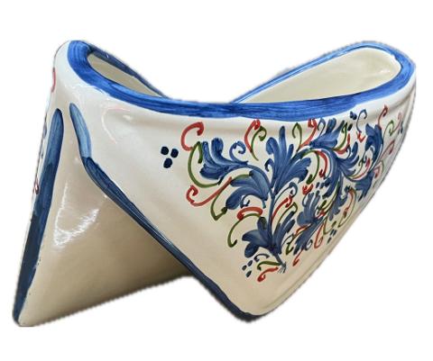 Porta lettere in ceramica Produzione artigianale Santo Stefano di Camastra H 18cm