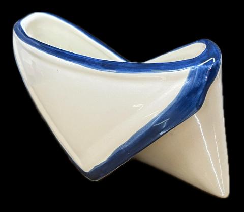 Porta lettere in ceramica Produzione artigianale Santo Stefano di Camastra H 18cm
