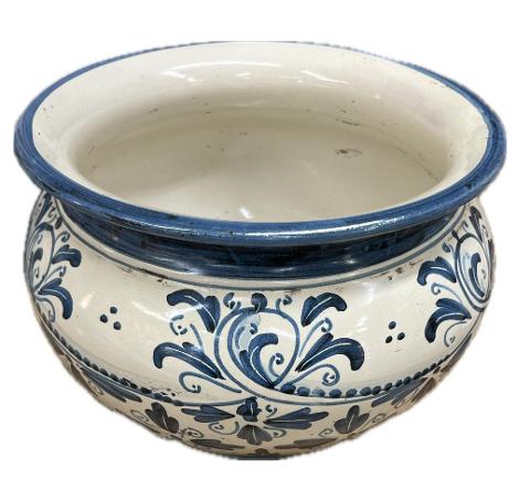 Portavaso cachepot in ceramica Produzione artigianale di Caltagirone H 25cm