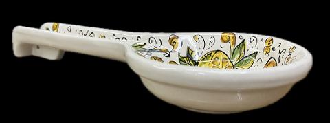 Poggiamestolo Produzione artigianale di Caltagirone Lunghezza 31cm