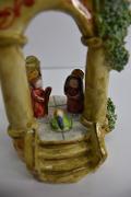 Presepe in ceramica con arcata Produzione artigianale di Caltagirone  h.15