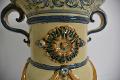 Vaso monumentale in ceramica Produzione artigianale di Caltagirone  h.32