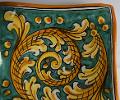 Svuota tasche/Porta caramelle in ceramica  Produzione artigianale di Caltagirone  21 x 21