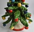 Albero di Natale in ceramica Produzione artigianale di Caltagirone  h.18/19 cm