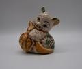 Gatto in ceramica Produzione artigianale di Caltagirone  h.10 cm