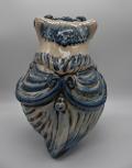 Civetta in ceramica Produzione artigianale di Caltagirone h.20 cm