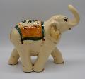 Elefante in ceramica Produzione artigianale di Caltagirone  h.15 cm