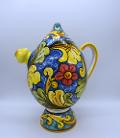 Bummulo malandrino decoro barocco/floreale Produzione artigianale di Santo Stefano di Camastra h.21 cm