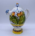 Bummulo malandrino con fichi d'india Produzione artigianale di Santo Stefano di Camastra h.15 cm