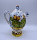 Bummulo malandrino con fichi d'india Produzione artigianale di Santo Stefano di Camastra h.15 cm