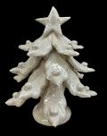 Albero di Natale in ceramica con madreperla Produzione artigianale di Caltagirone h.14