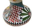 Pigna siciliana in ceramica  modello arlecchino Produzione artigianale di Caltagirone H 37cm