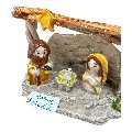 Presepe in ceramica siciliana natività Produzione artigianale di Caltagirone h.15cm