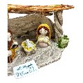 Presepe in ceramica siciliana natività Produzione artigianale di Caltagirone h.15cm