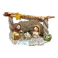 Presepe in ceramica siciliana natività Produzione artigianale di Caltagirone h.15cm