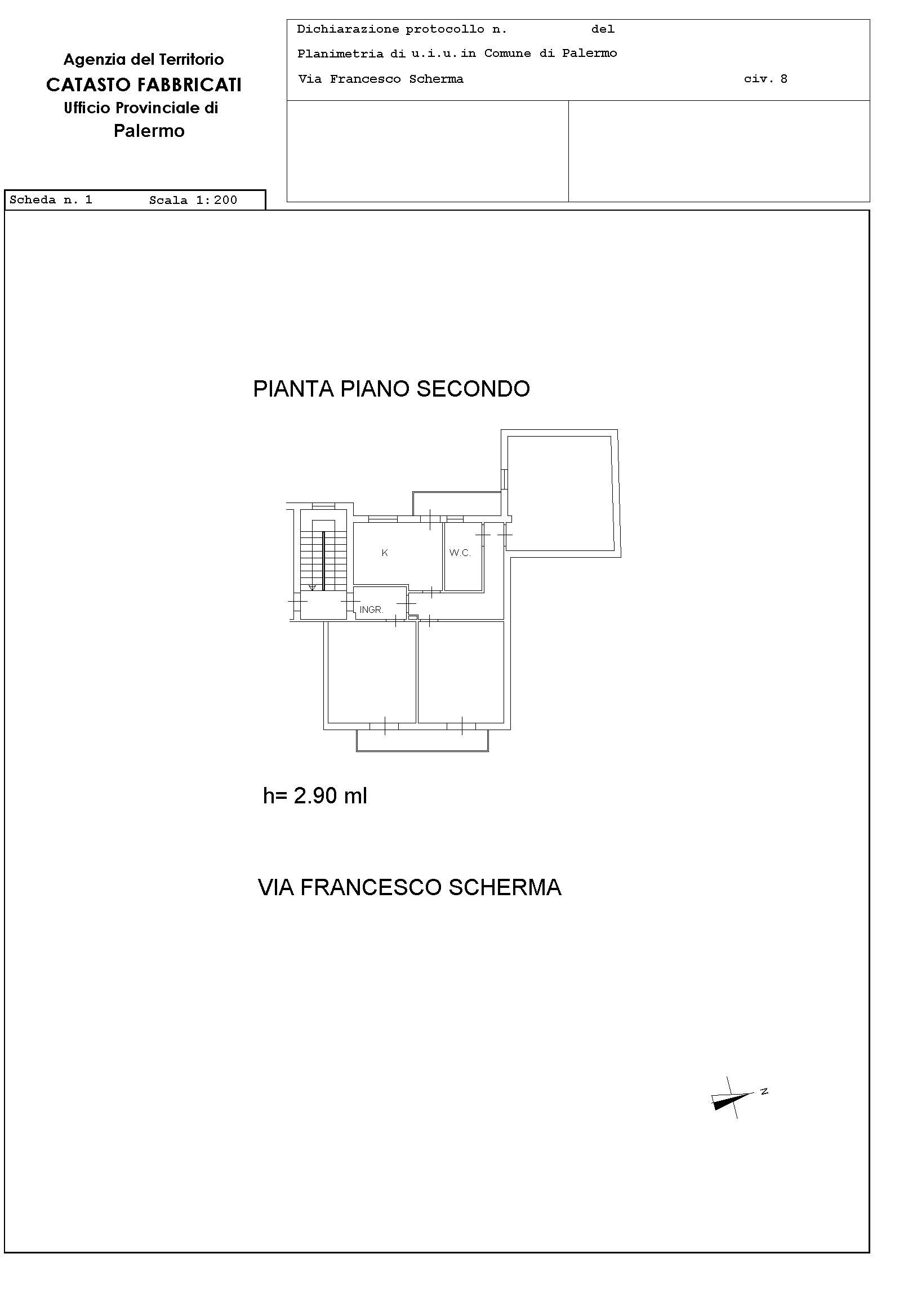 Appartamento in Vendita a Palermo Cardillo