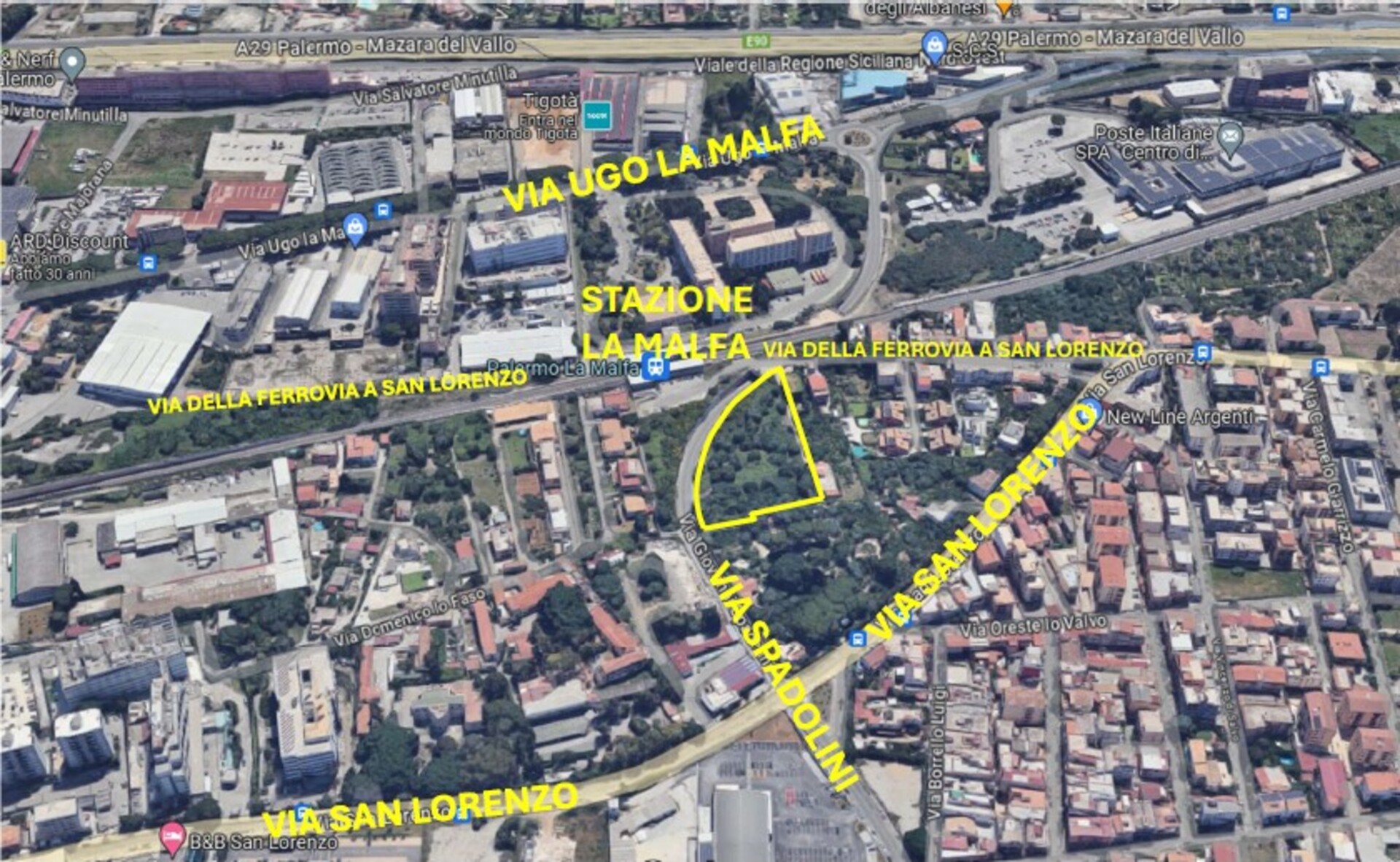 Terreno Agricolo in Vendita a Palermo Cardillo