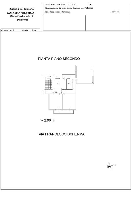 Appartamento in Vendita a Palermo Cardillo