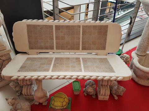 TAVOLO E PANCHE RETTE E CON SPALLIERA GOLDEN